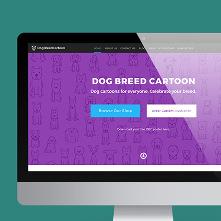 Dog Breed Cartoon Webshop